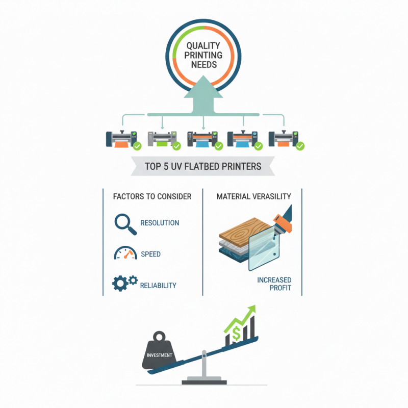 Top 5 UV Flatbed Printers for Quality Printing Needs?