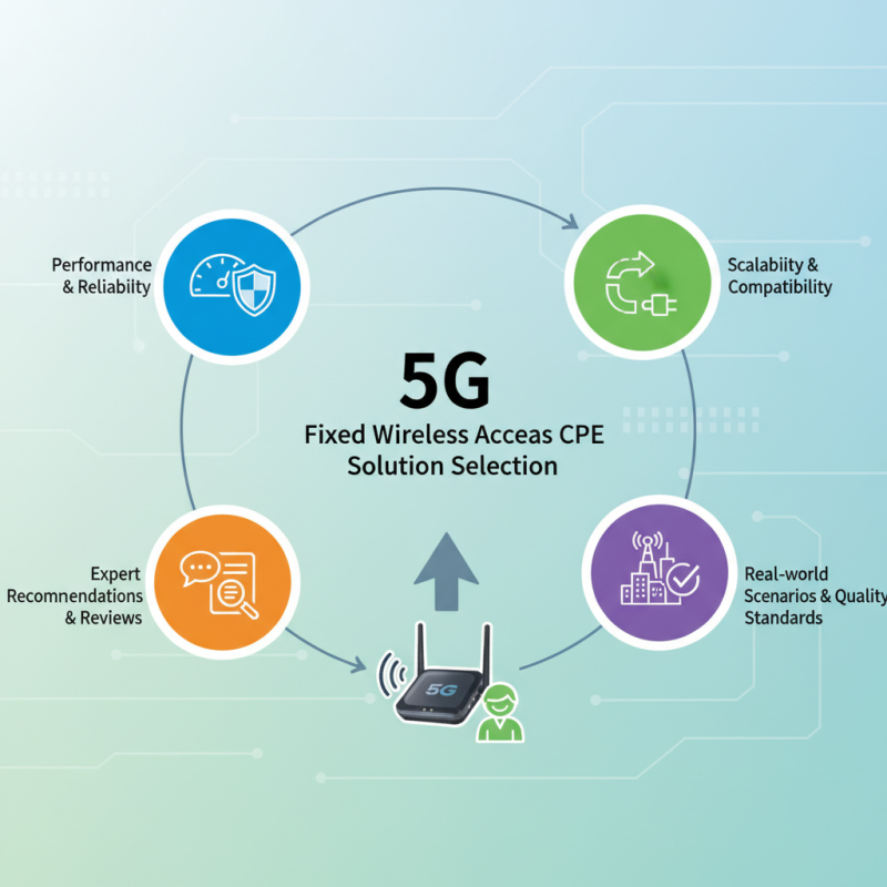How to Choose the Best 5G Fixed Wireless Access CPE Solution?