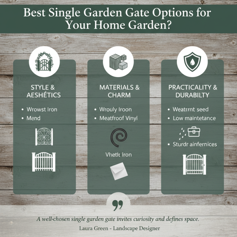 Best Single Garden Gate Options for Your Home Garden?