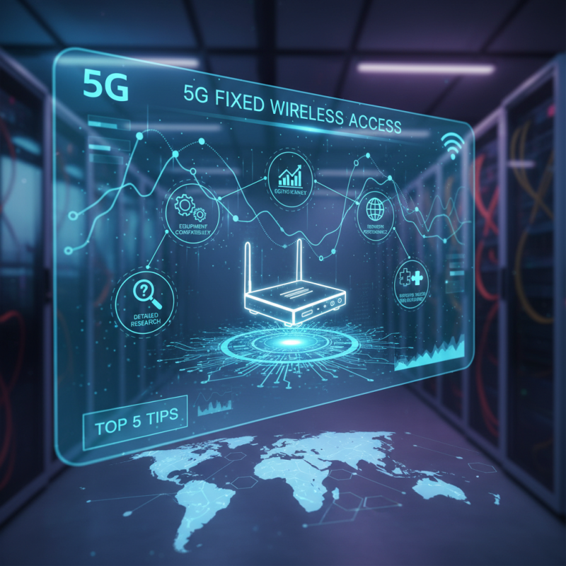 Top 5 Tips for Choosing a 5G Fixed Wireless Access CPE Solution?