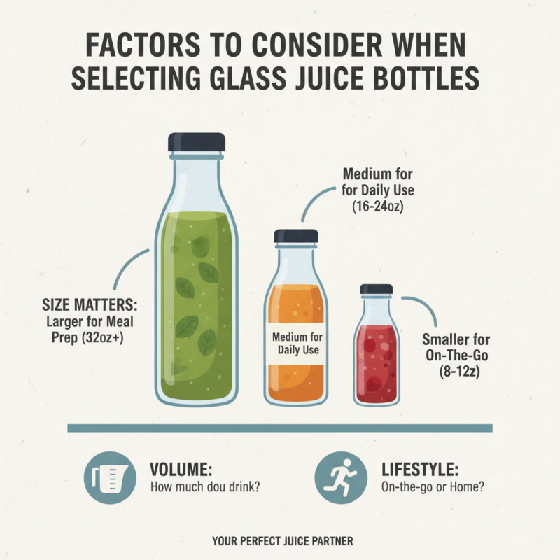 How to Choose the Best Glass Juice Bottles for Your Needs?