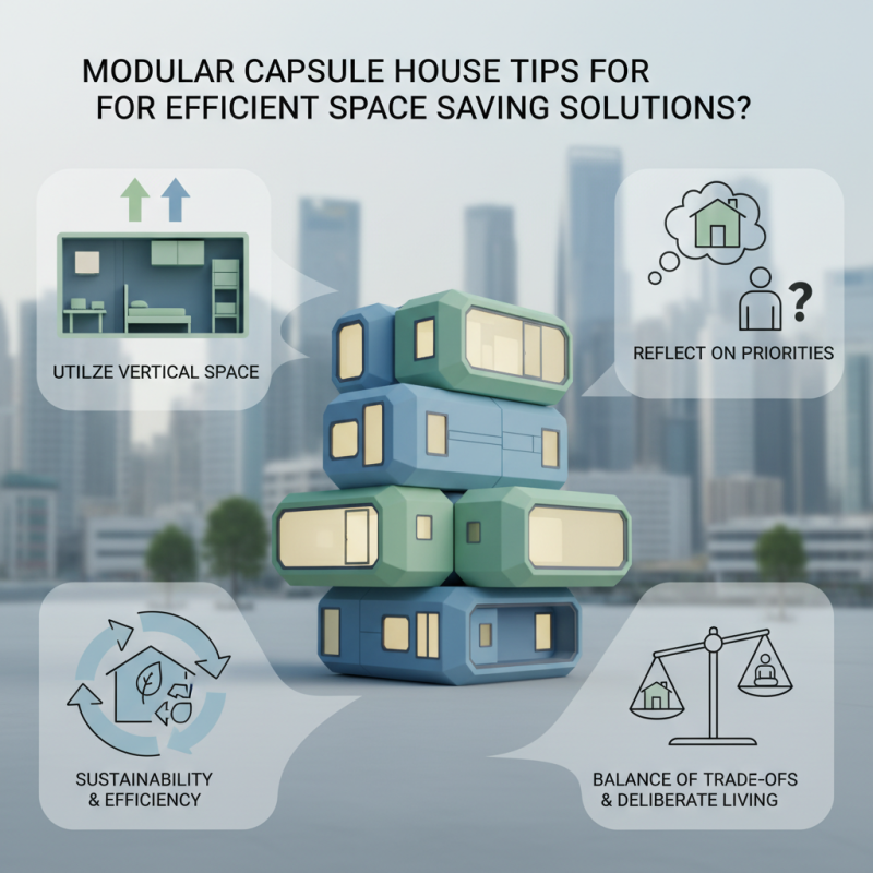 Modular Capsule House Tips for Efficient Space Saving Solutions?