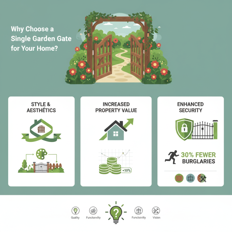 Why Choose a Single Garden Gate for Your Home?