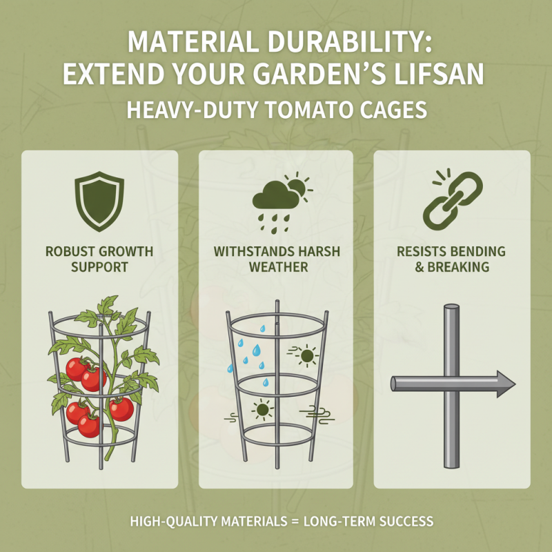 Why Choose Heavy Duty Tomato Cages for Your Gardening Needs?