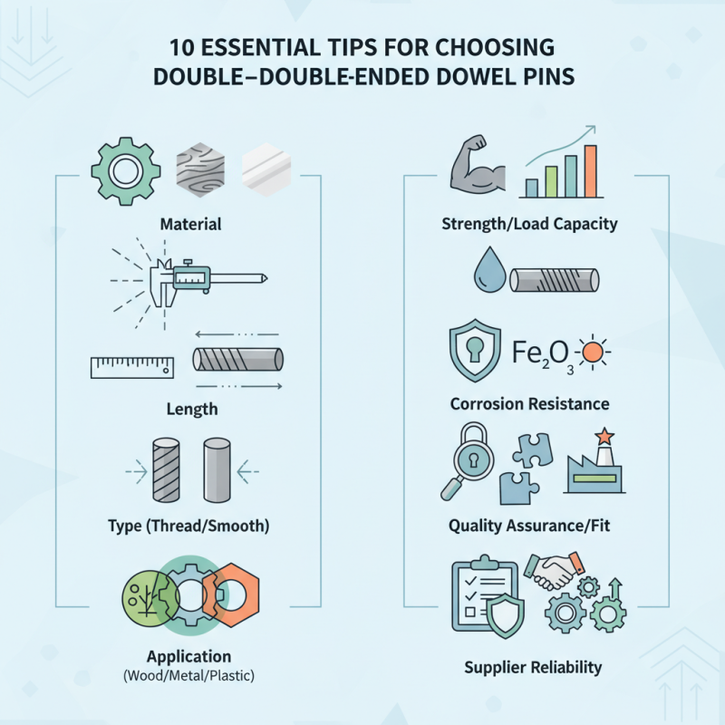10 Essential Tips for Choosing Double-Ended Dowel Pins?