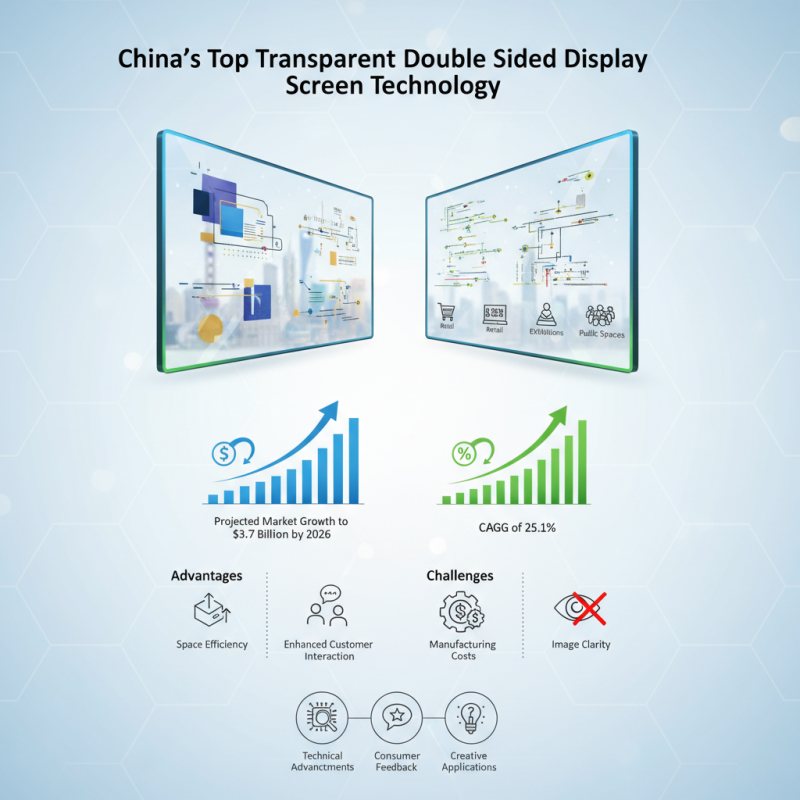 China Top Transparent Double Sided Display Screen Technology Explained