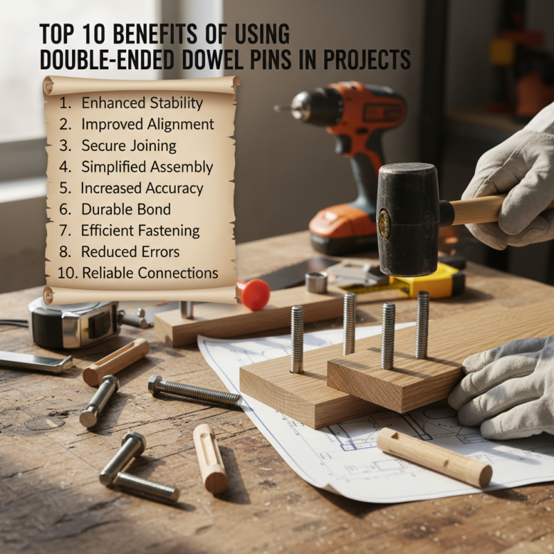 Top 10 Benefits of Using Double-Ended Dowel Pins in Projects?