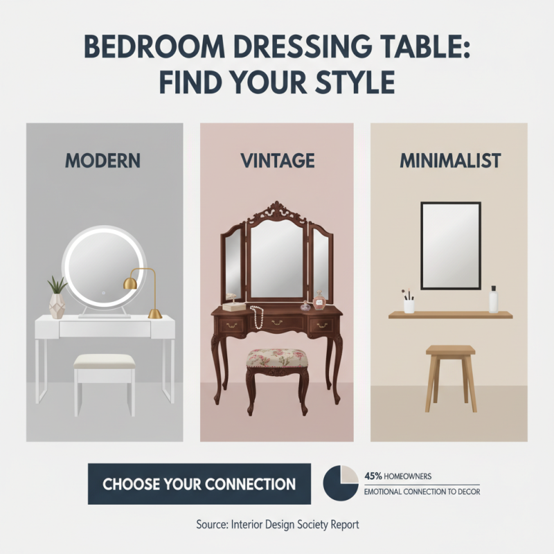 10 Essential Tips for Choosing the Perfect Bedroom Dressing Table