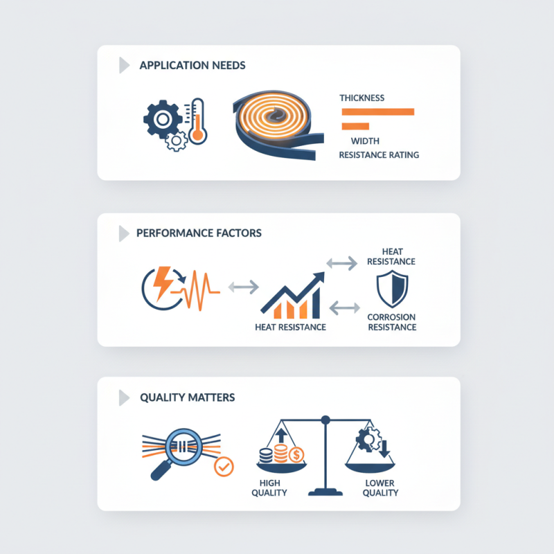 How to Choose the Right Nichrome Flat Wire for Your Needs?