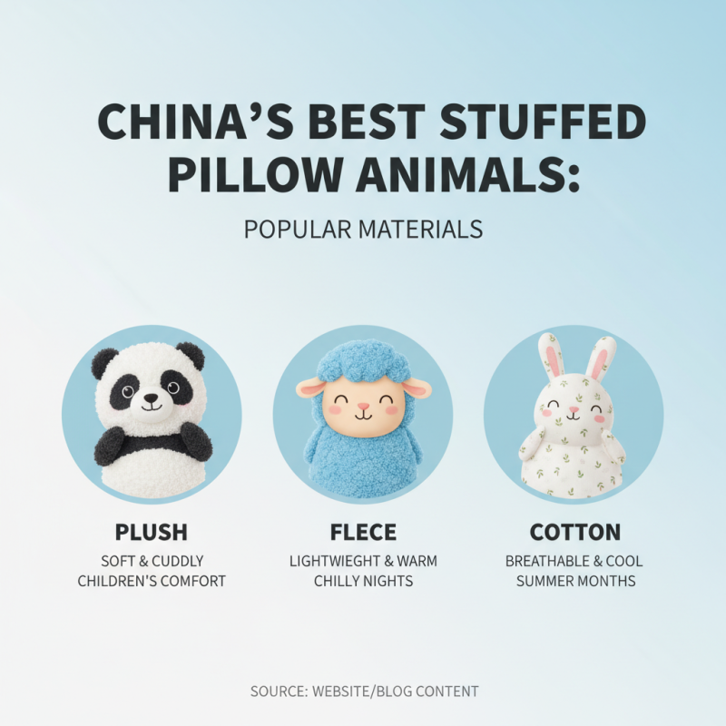 China Best Stuffed Pillow Animals for Comfort and Playfulness?