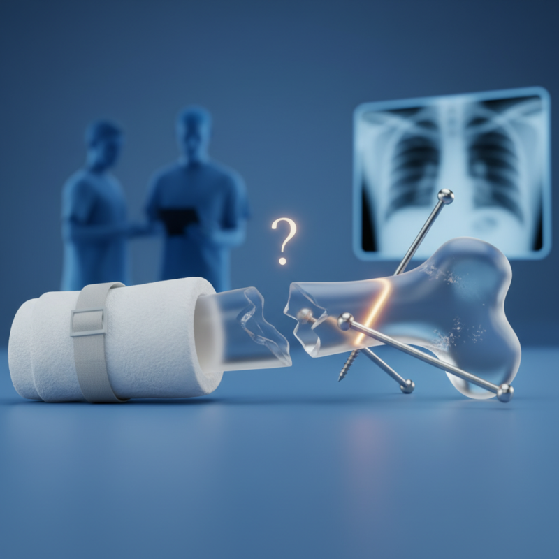 What is the best method to stabilize broken bones?