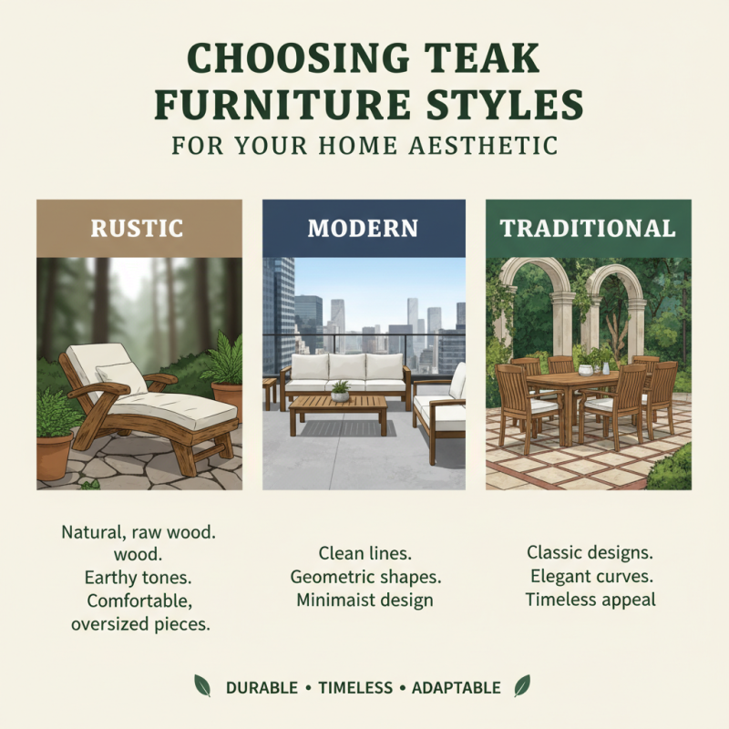 How to Choose Teak Outdoor Furniture for Your Home?