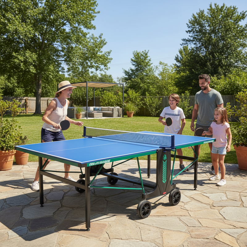 Best Outdoor Table Tennis Foldable Options for Your Backyard Fun?