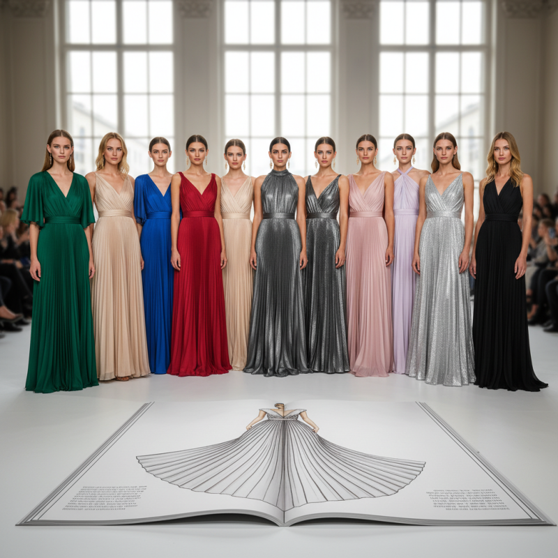 Top 10 Pleated Floor Length Dress Styles for Every Occasion?