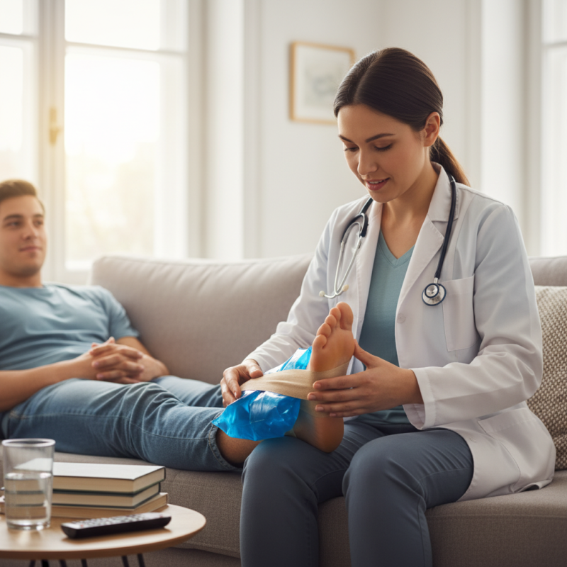 How to Support a Sprained Ankle at Home Effectively?