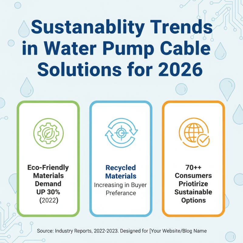 2026 Best Water Pump Cable Solutions for Global Buyers?