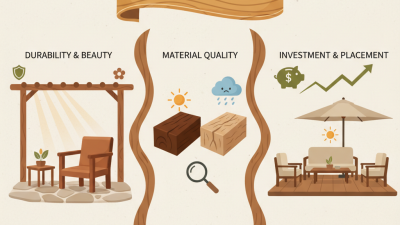 How to Choose Teak Outdoor Furniture for Your Home?