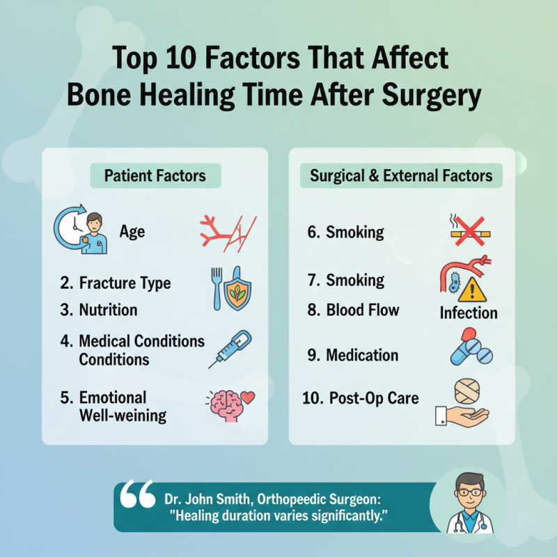 Top 10 Factors That Affect Bone Healing Time After Surgery
