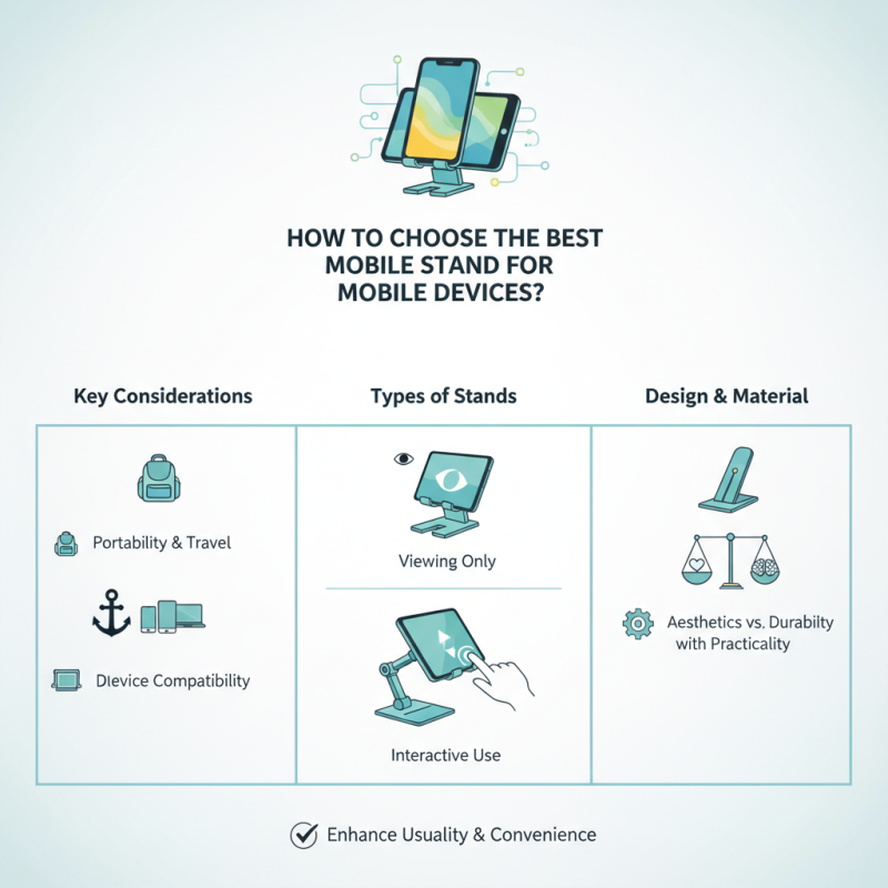 How to Choose the Best Mobile Stand for Mobile Devices?