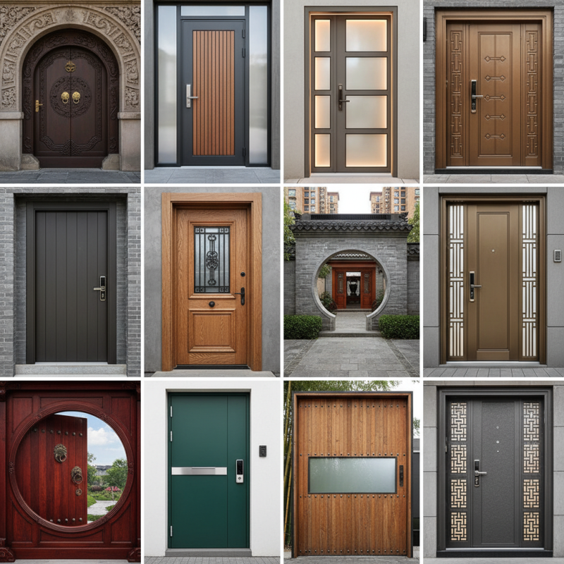 Top 10 Front Door Designs for Global Buyers in China?
