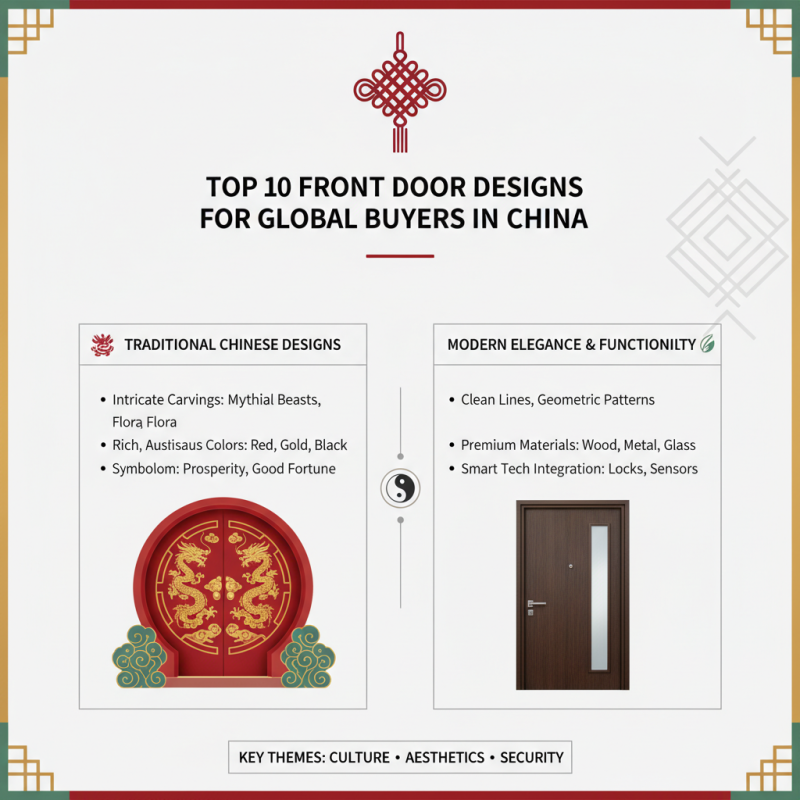 Top 10 Front Door Designs for Global Buyers in China?