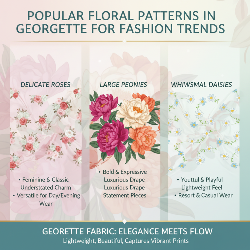 Top 10 Georgette Floral Print Fabric Options for Fashion Buyers?