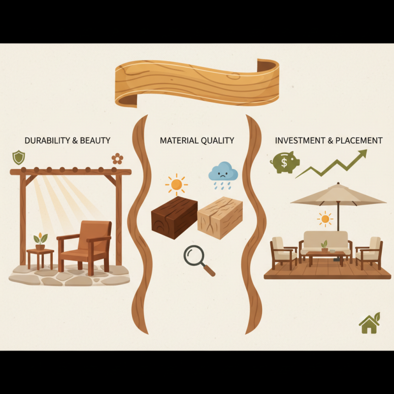 How to Choose Teak Outdoor Furniture for Your Home?