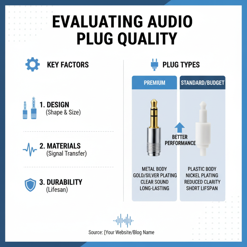 How to Choose the Right Audio Plugs for Your Needs?