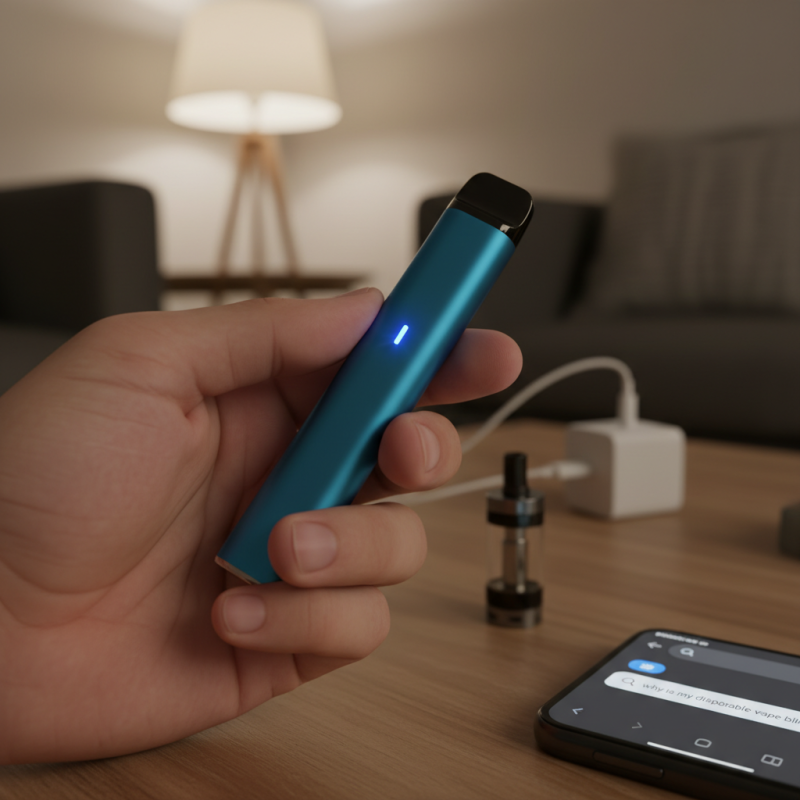 Why is My Disposable Vape Blinking Blue and What Does It Mean?