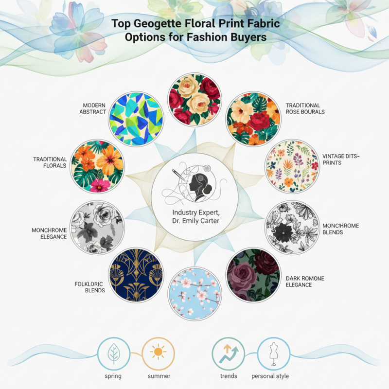 Top 10 Georgette Floral Print Fabric Options for Fashion Buyers?