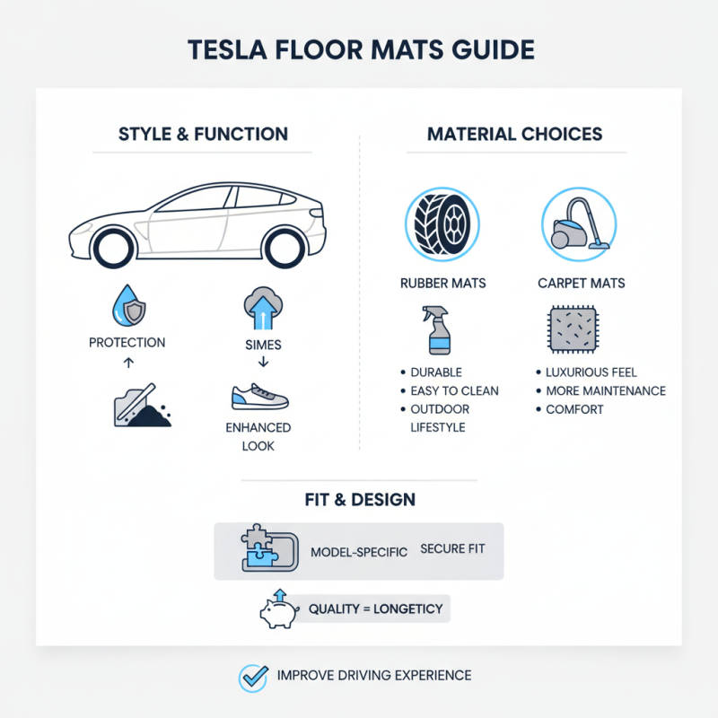 How to Choose the Right Floor Mats for Your Tesla?