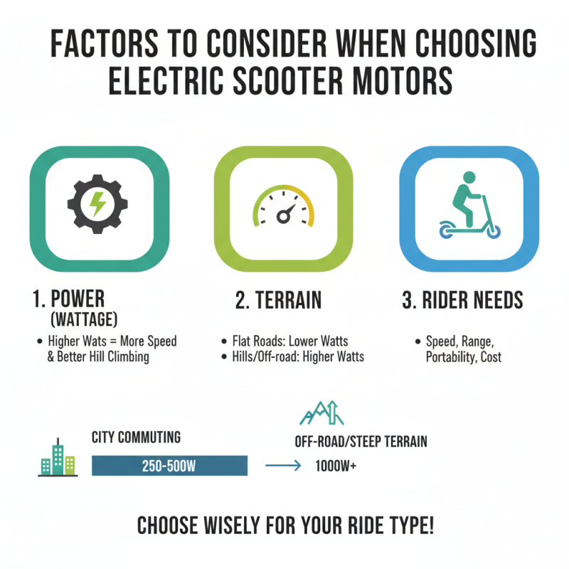 2026 How to Choose the Best Electric Scooter Motors for Your Ride?