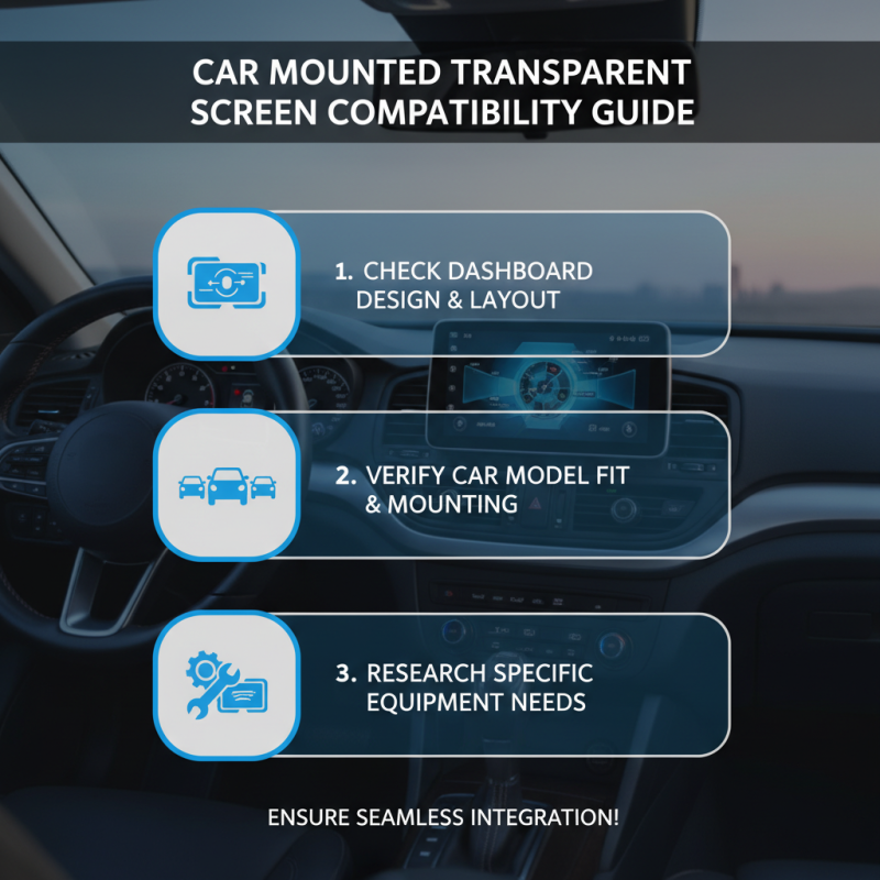 How to Choose the Best Car Mounted Transparent Screen for Your Needs?