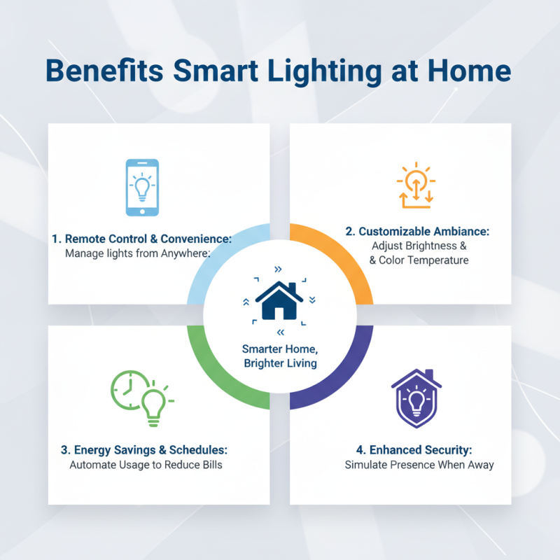 What is Smart Lighting For Home Benefits and Features?