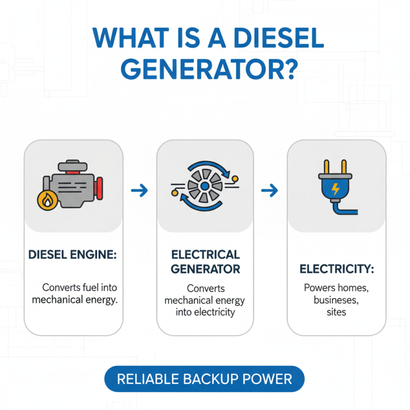What is a diesel generator and how does it work?