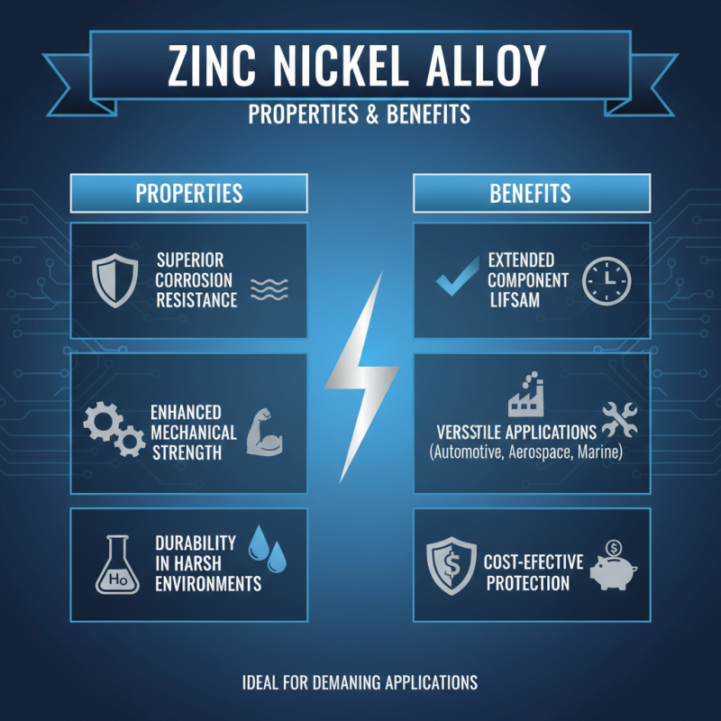 10 Best Zinc Nickel Alloy Applications for Enhanced Performance?