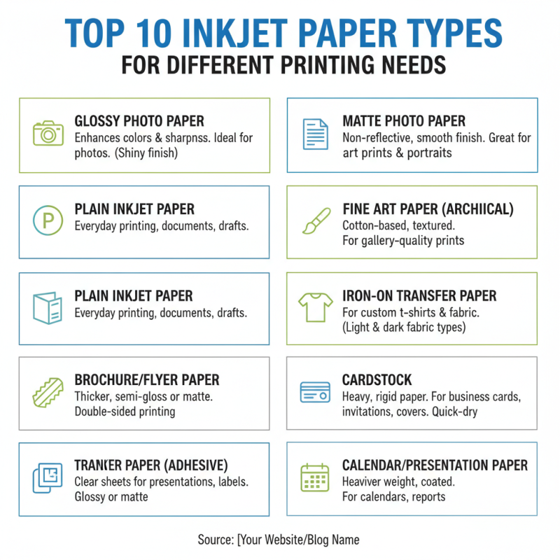 Top 10 Inkjet Paper Types for Your Printing Needs?