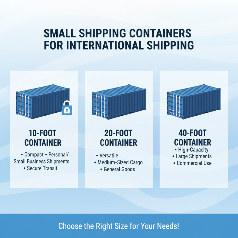 Best Small Shipping Containers for Global Buyers to Consider?