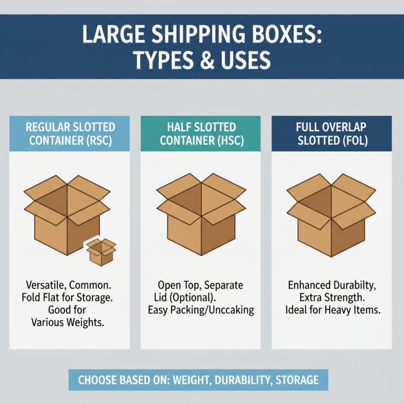 How to Choose the Right Large Shipping Boxes for Your Needs?
