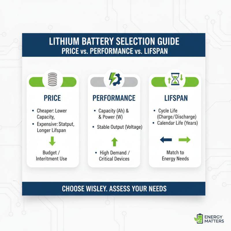 How to Choose the Right Lithium Power Battery for Your Needs?