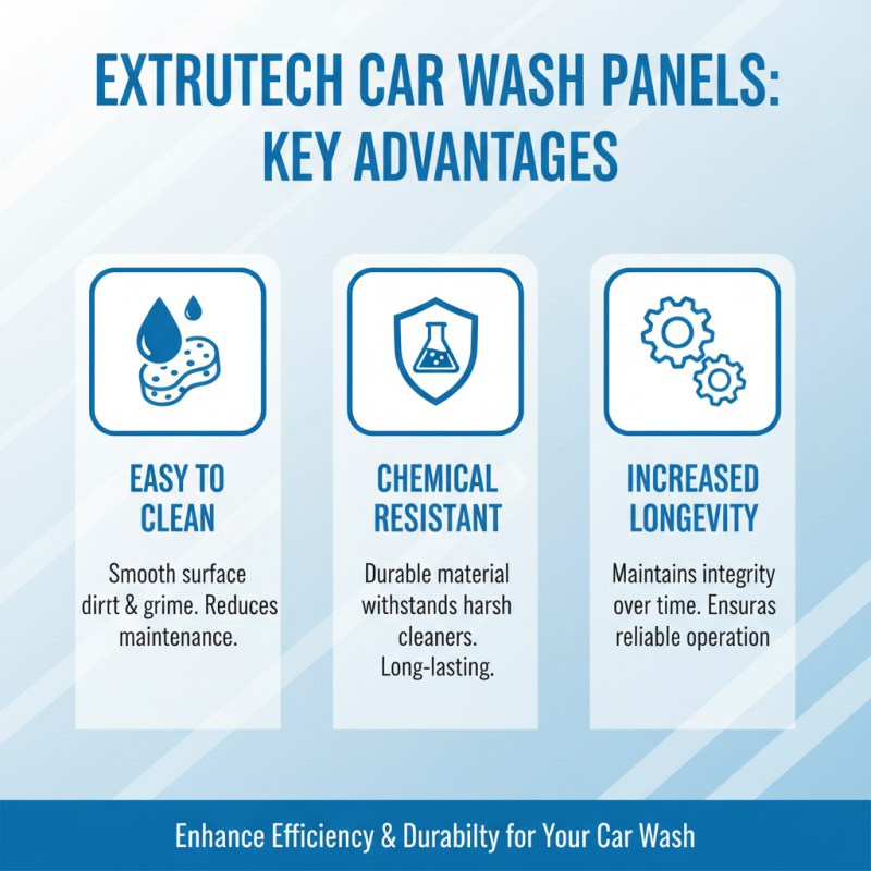 What are the Advantages of Extrutech Car Wash Panels?