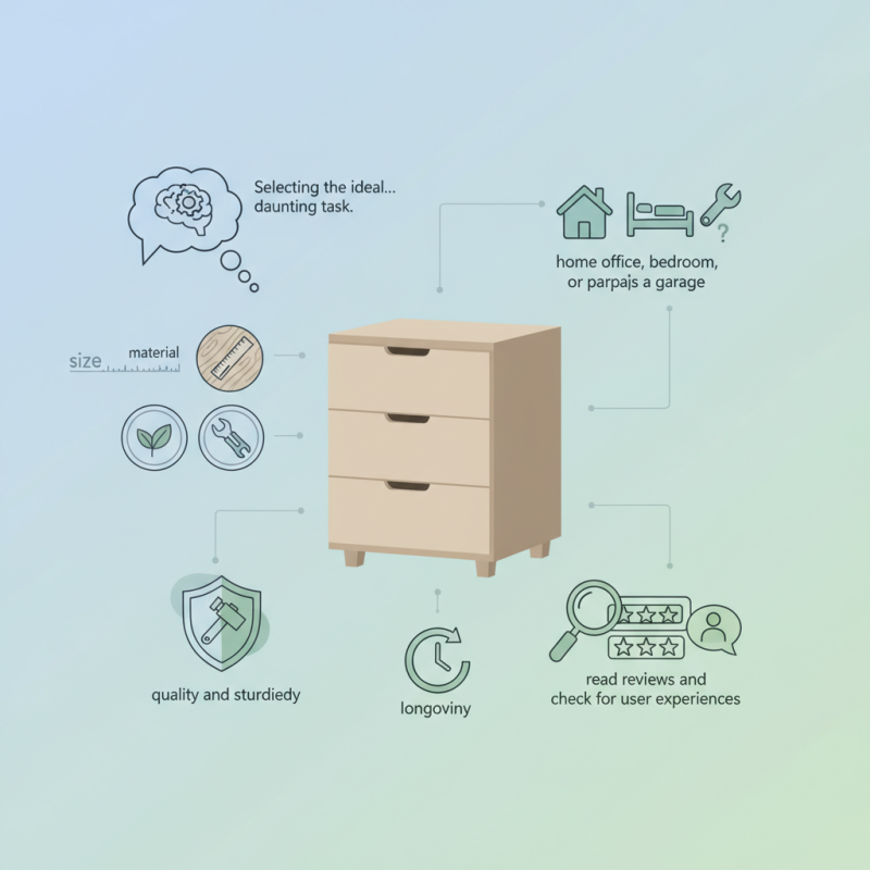How to Choose the Best 3 Drawer Cabinet for Your Needs?