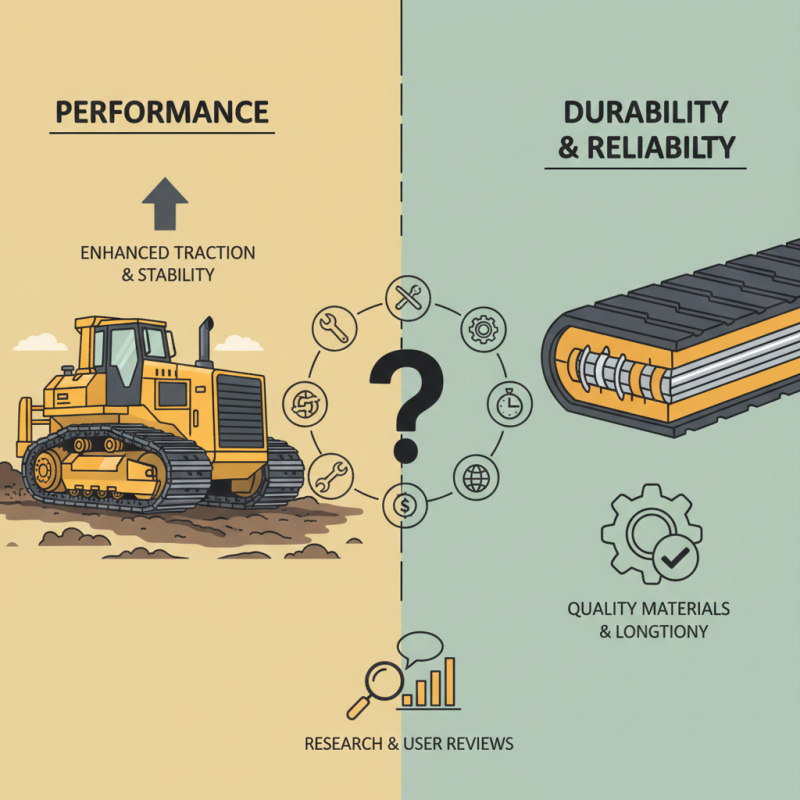 Best Aftermarket Rubber Tracks for China Top Machines?