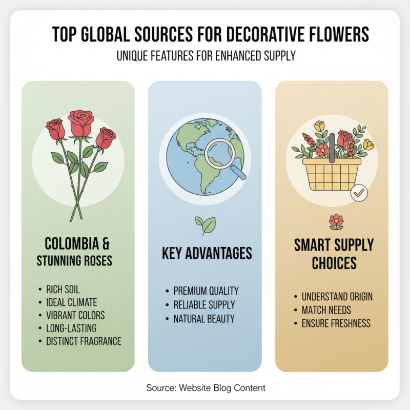 What are the Best Decorative Flowers for Your Global Supply Needs?