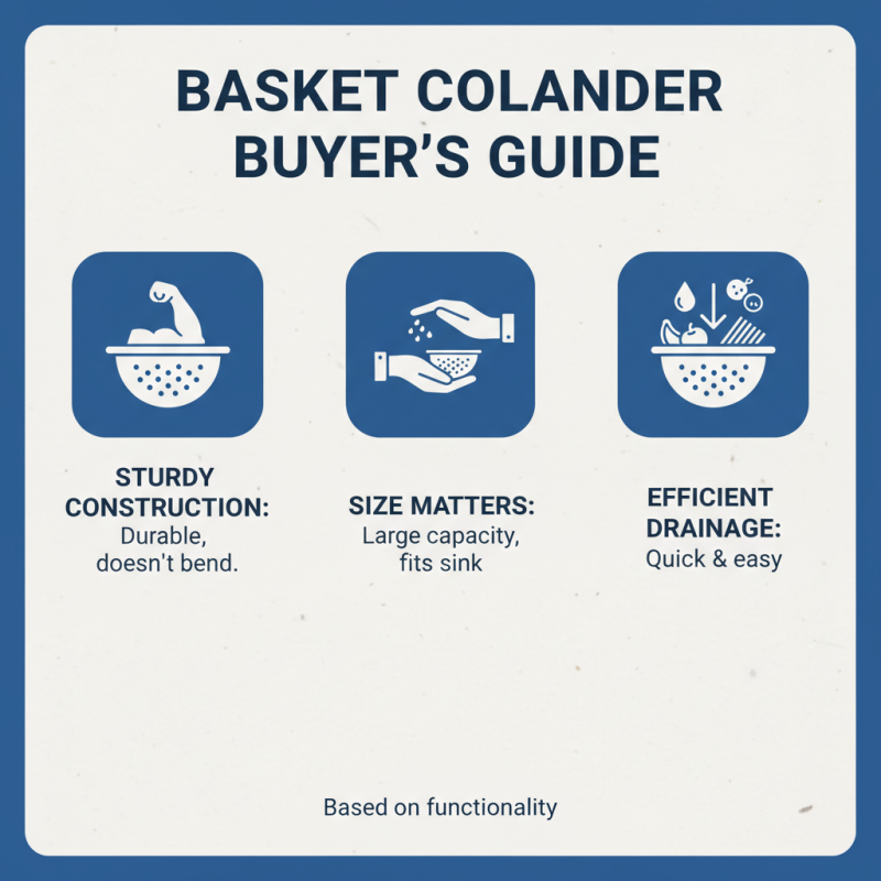 How to Choose the Best Basket Colander for Your Kitchen?