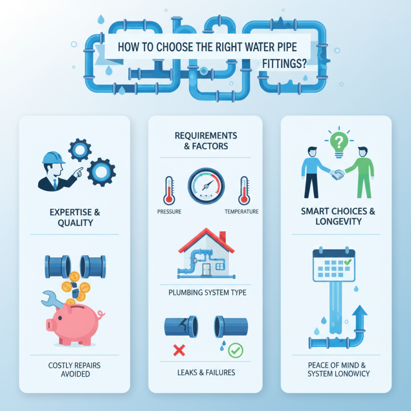 How to Choose the Right Water Pipe Fittings for Your Needs?