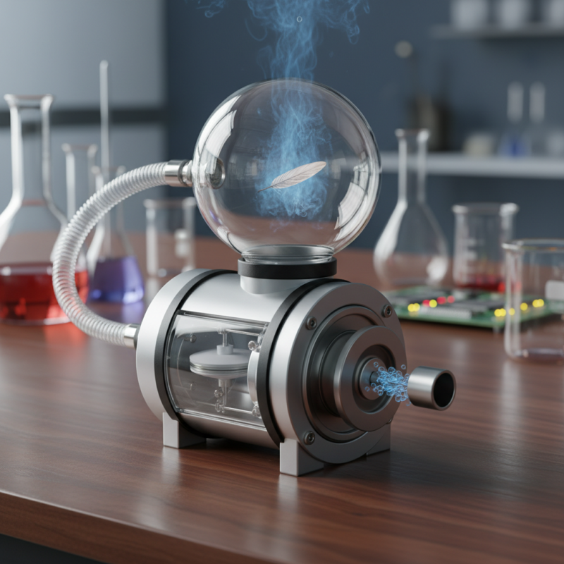 What is a small vacuum pump and how does it work?