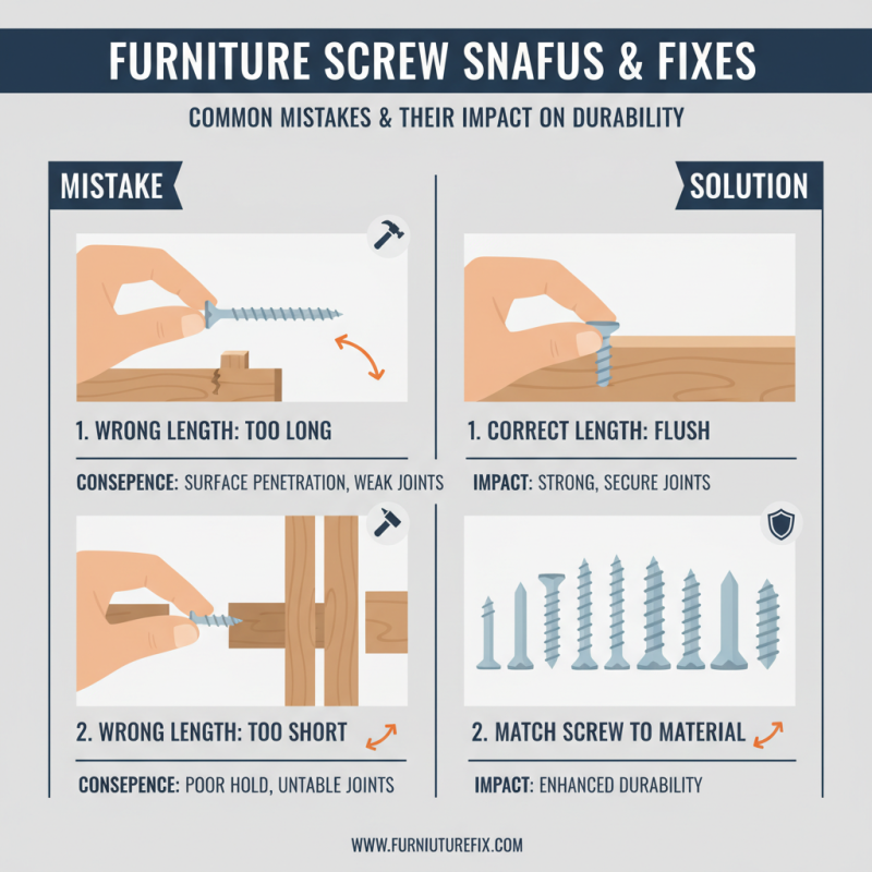 Why is Choosing the Right Furniture Screw Crucial for Furniture?