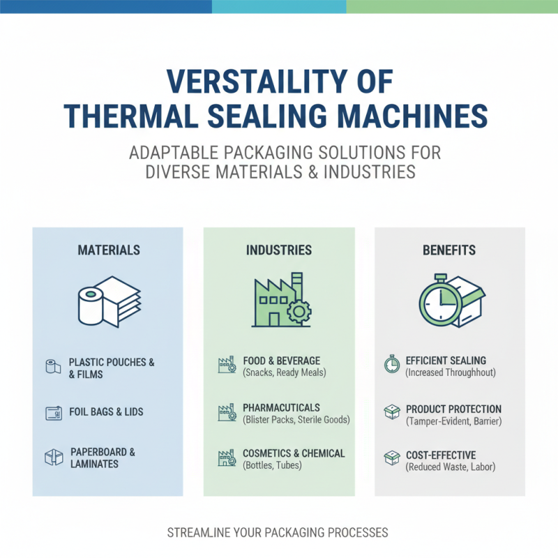 Top 10 Benefits of Using a Thermal Sealing Machine for Packaging Solutions?