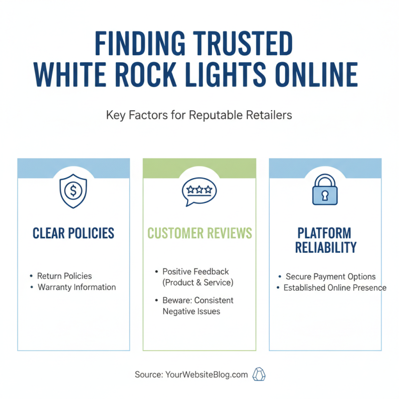 Best Tips for Sourcing Quality White Rock Lights Online?